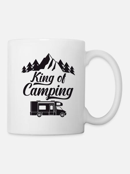 Camping, Camper, Geschenk Camper - Tasse - Weiß