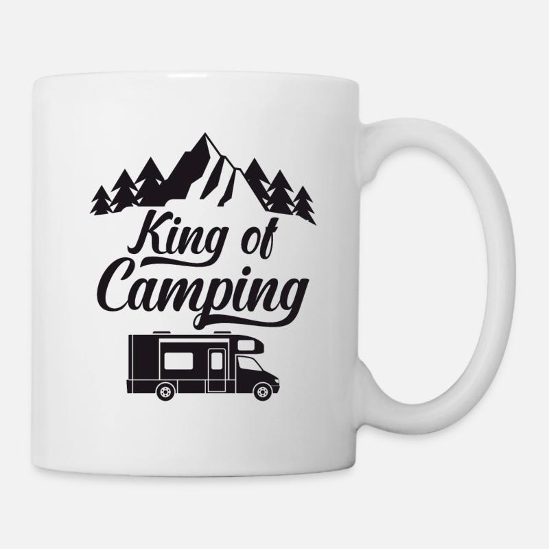 Camping, Camper, Geschenk Camper - Tasse - Weiß
