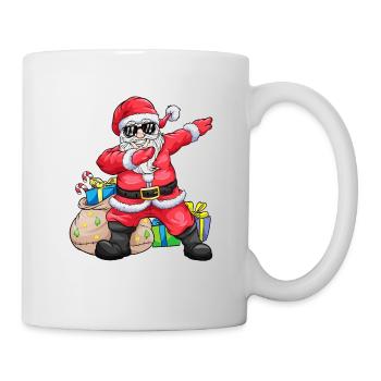 Cool dabbing Santa Claus Christmas Santa Claus - Mug - white - Right