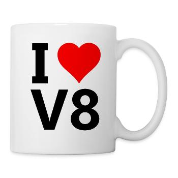 American V8 - Mug - white - Right