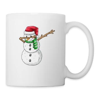 Enfants Bonhomme de neige Cadeau Noël - Mug blanc - blanc - Droite