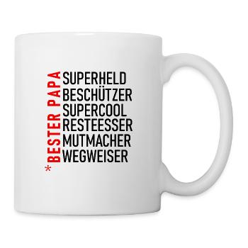 Meilleur papa - Mug blanc - blanc - Droite