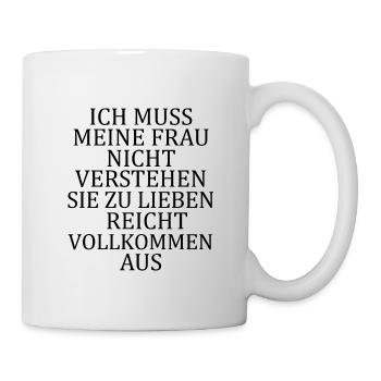 Ich liebe meine Frau - Tasse - Weiß - Rechts