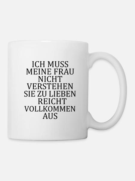 Ich liebe meine Frau - Tasse - Weiß