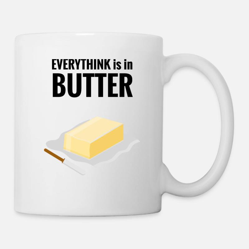 in butter - Tasse - Weiß