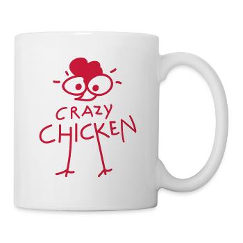 Crazy Chicken (b) - Mug - white - Right