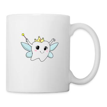 Assistant dentaire de costume de carnaval de fée des dents - Mug blanc - blanc - Droite