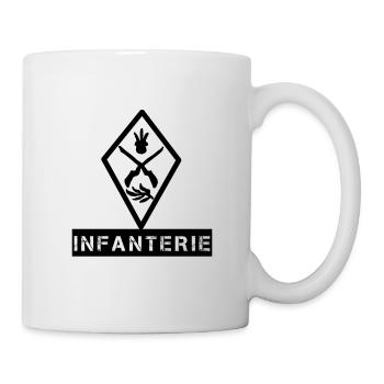 Infanterie - Tasse - Weiß - Rechts
