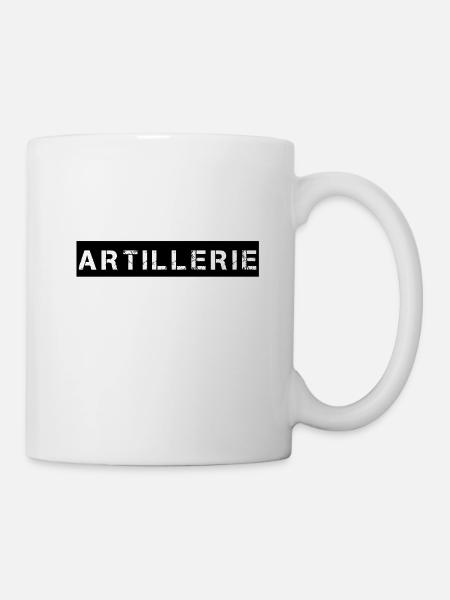 Artillerie - Tasse - Weiß