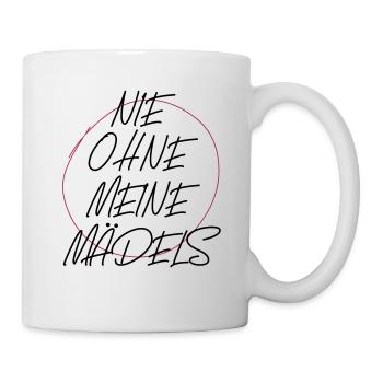 nie ohne meine mädels kreis - Tasse - Weiß - Rechts