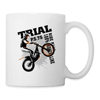 Motorcycle Trial - Motorcycle Trial - Mug - white - Right
