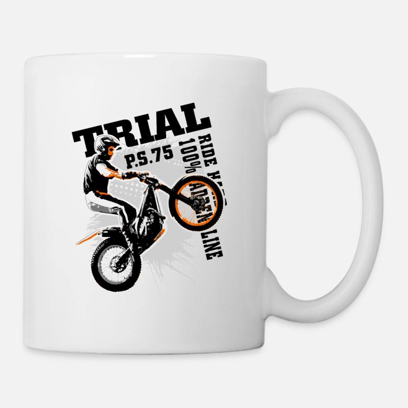 Motorcycle Trial - Motorcycle Trial - Mug - white