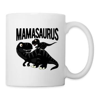 Mamasaurus Mutter Dinosaurier - Tasse - Weiß - Rechts