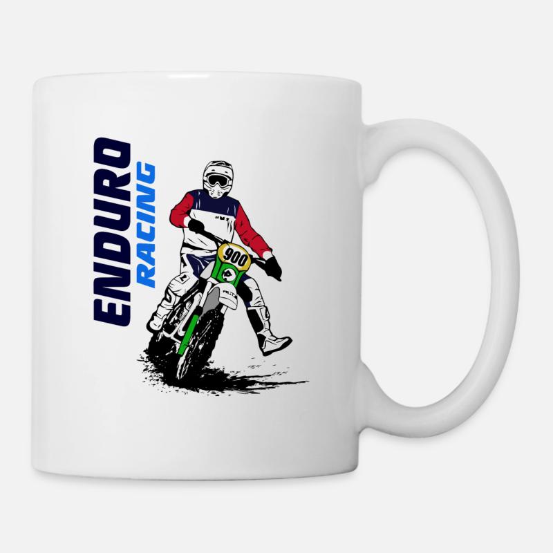Enduro - Tasse - Weiß