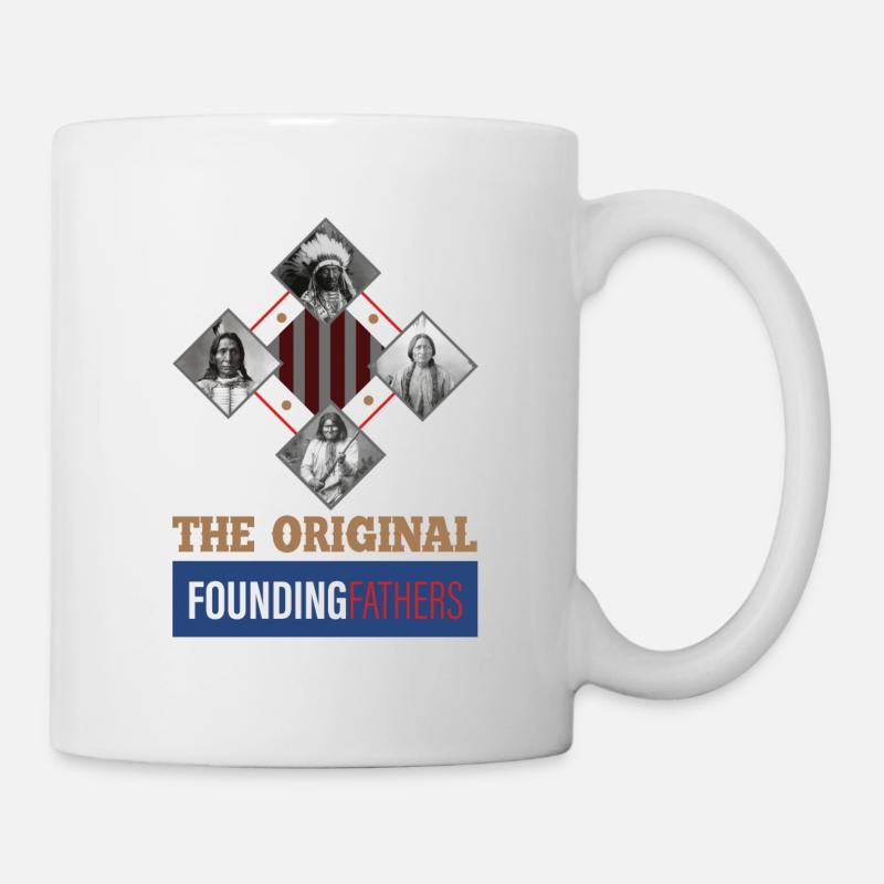 Columbus day, Columbus day indigenous, Columbus - Tasse - Weiß