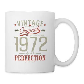 Age of Perfection 1972 Anniversary 51 Years - Mug - white - Right