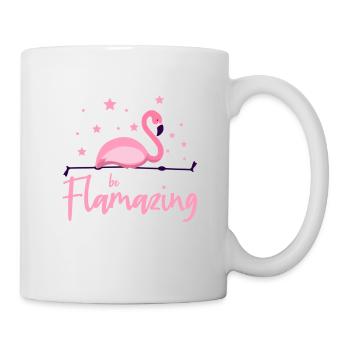 Flamant rose, costume de flamant rose, golf flamant rose - Mug blanc - blanc - Droite
