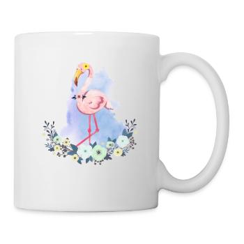 Flamant rose, flamants roses, flamants roses - Mug blanc - blanc - Droite