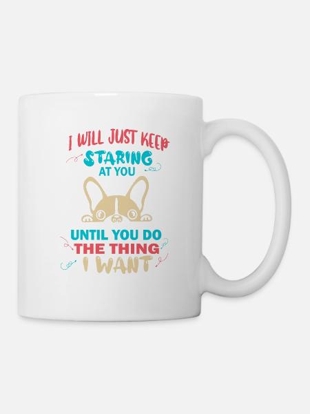 Boston Terrier, Boston Terrier, Boston Terrier - Mug - white