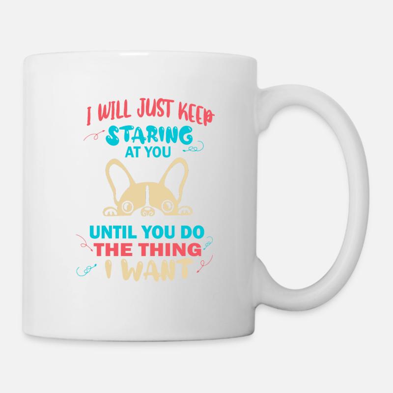 Boston Terrier, Boston Terrier, Boston Terrier - Mug blanc - blanc