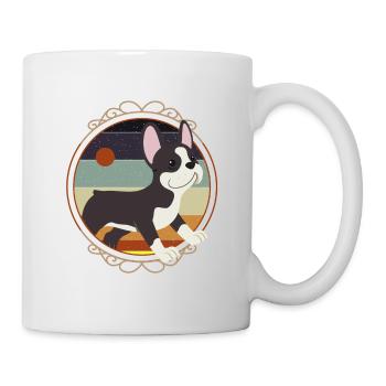 Boston Terrier, amoureux des animaux de Boston Terrier, Boston - Mug blanc - blanc - Droite