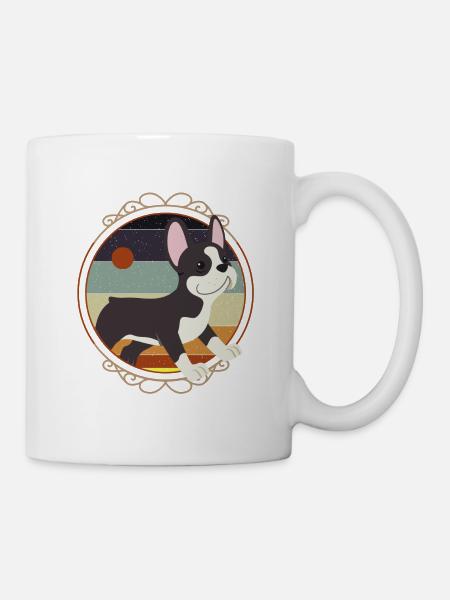 Boston Terrier, amoureux des animaux de Boston Terrier, Boston - Mug blanc - blanc