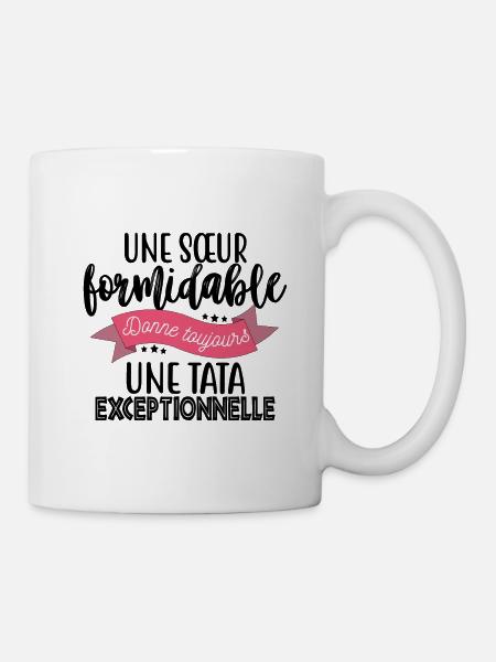 Un Soeur Formidable - Tata Exceptionnelle - Mug blanc - blanc