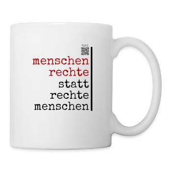 Menschenrechte - Tasse - Weiß - Rechts