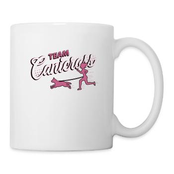 canicross, canicross Hund, läuft - Tasse - Weiß - Rechts