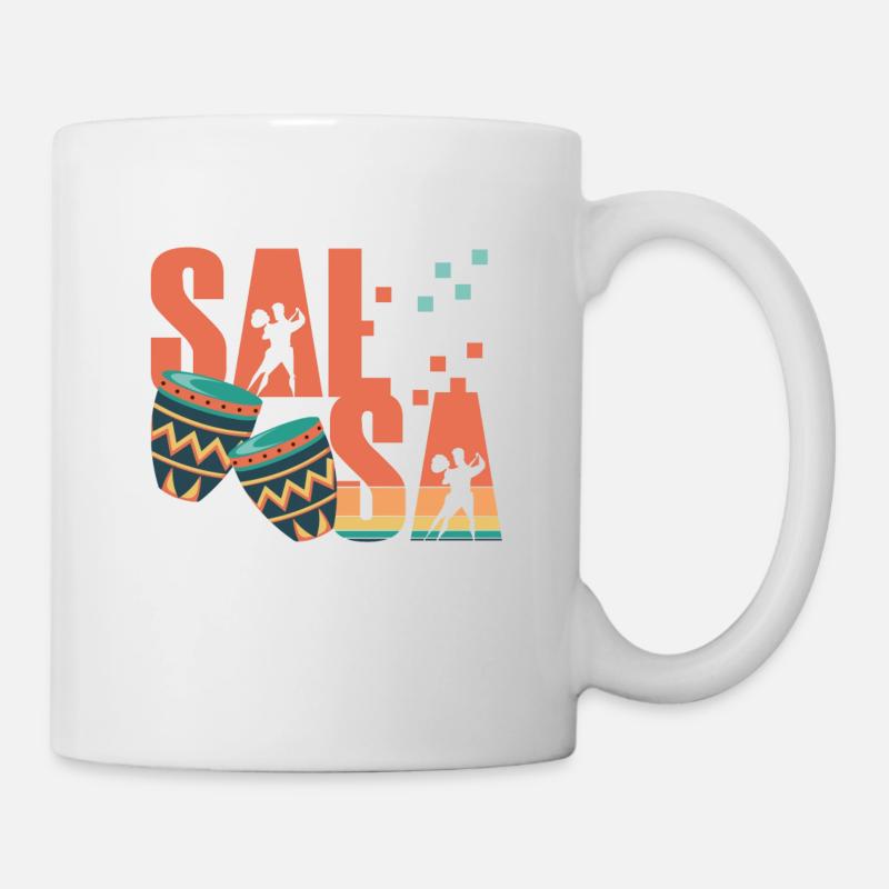 Salsa, Salsa tanzen, dance - Tasse - Weiß