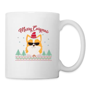 Corgi Weihnachten, Ugly Corgi Weihnachten, - Mug blanc - blanc - Droite
