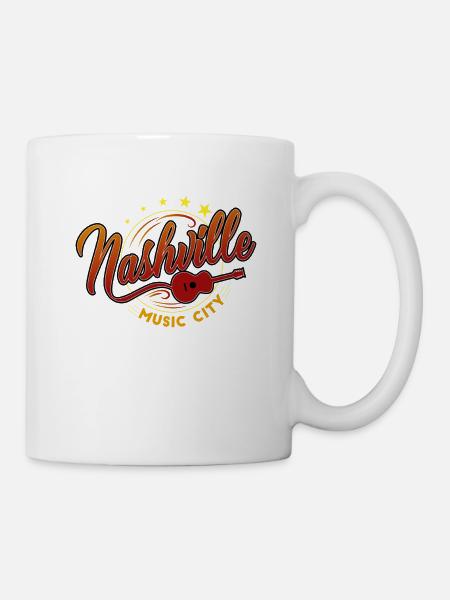 Musique de Nashville, Musique de Nashville Musique country - Mug blanc - blanc