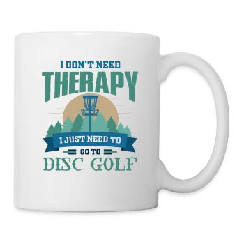 Frisbee Golf, Frisbee Golf Golf, Disque - Mug blanc - blanc - Droite