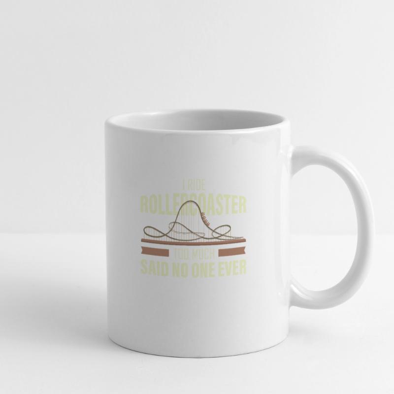 Roller coaster, roller coaster thrill, scream Mug