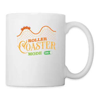 Roller coaster, roller coaster, looping - Mug - white - Right