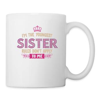 Frères et sœurs, frères et sœurs, sœurs, aîné - Mug blanc - blanc - Droite