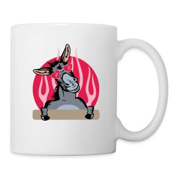 Esel, Esel Esel Liebhaber, Esel Besitzer - Tasse - Weiß - Rechts