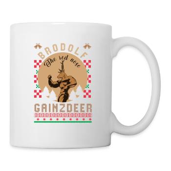 Gym de Noël, musculation de gymnase de Noël, - Mug blanc - blanc - Droite