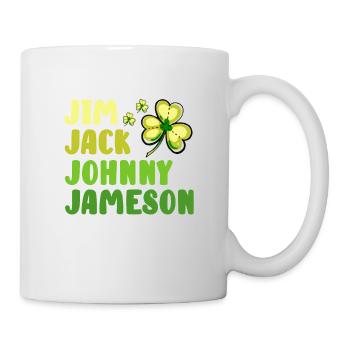 St Patricks Day, St Patricks Day Irlandais, Paddy, - Mug blanc - blanc - Droite