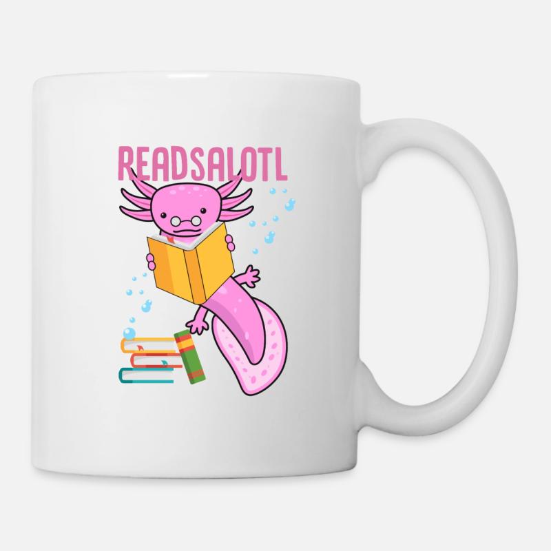 Axolotl, axolotl axolotls, readstalotl, - Mugg - vit