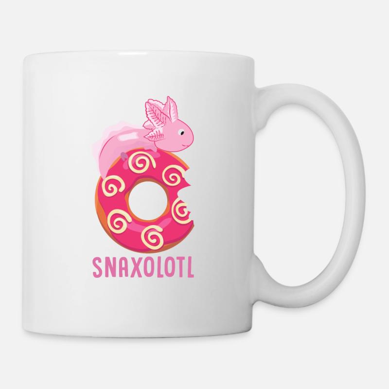 Axolotl, axolotl snaxalotl, axolotls, - Mug blanc - blanc