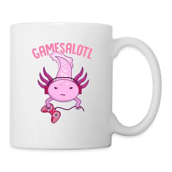 Axolotl, axolotl readstalotl, gamessalotl, - Mug blanc - blanc - Droite