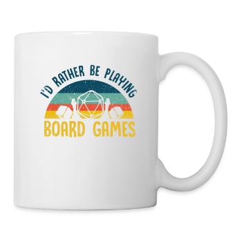Board game, board game wood, settle, - Mug - white - Right