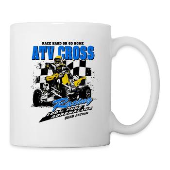 Course de quad - ATV Racer - Mug blanc - blanc - Droite