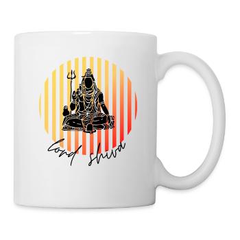 Shiva Lord Hinduism Yoga Yogi India - Mug - white - Right