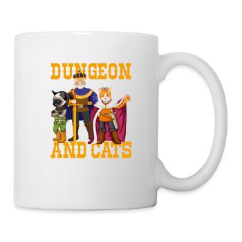 dungeon cats, dungeon cats game, rpg, - Mug - white - Right