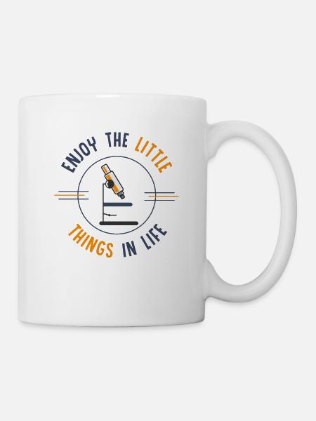 Biologie, biologie génétique, professeur, - Mug blanc - blanc