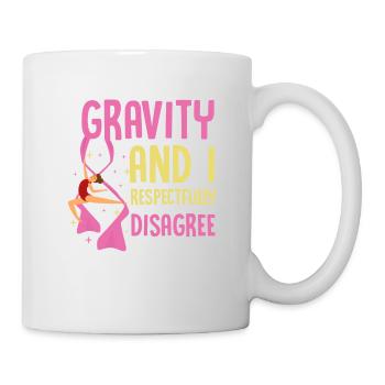 Aerialdance, Aerial dance air, air silks, - Mug - white - Right