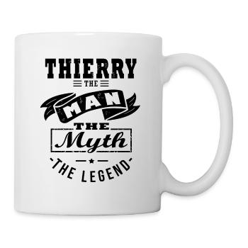 Thierry cadeau personnalisé prénom thierry - Mug blanc - blanc - Droite