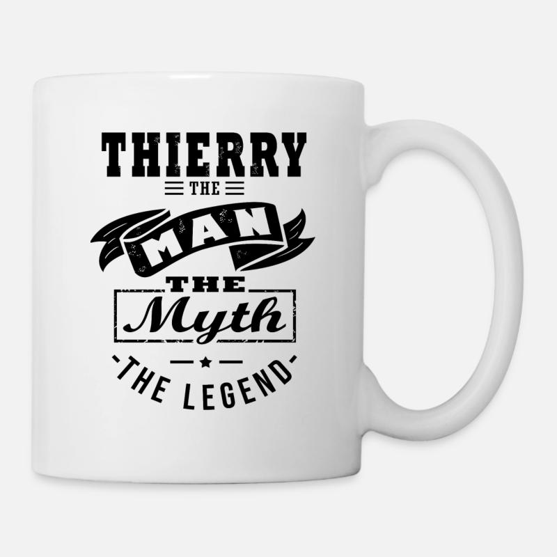 Thierry cadeau personnalisé prénom thierry - Mug blanc - blanc